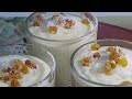 Eggless Fast &amp; EasyCold Dessert Without Oven/Fast Vanilla Pudding without Egg Recipe(English Version