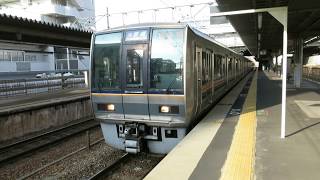 【普通電車のみ停車】２０７系普通四条畷行発車（灘駅２番のりば）【ＪＲ東西線経由】