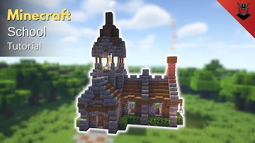 Minecraft: How to Build a Medieval School | School (Tutorial)