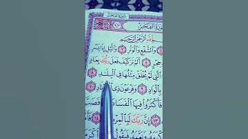 القرآن الكريم سورة الفجر ~القاريء الشيخ سعد الغامدي #quran