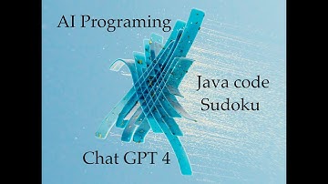 Sudoku program with chat gpt 4