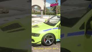 Yellow ? Mitsubishi Lancer Evo 9?✌in  Forza Horizon 5 shorts