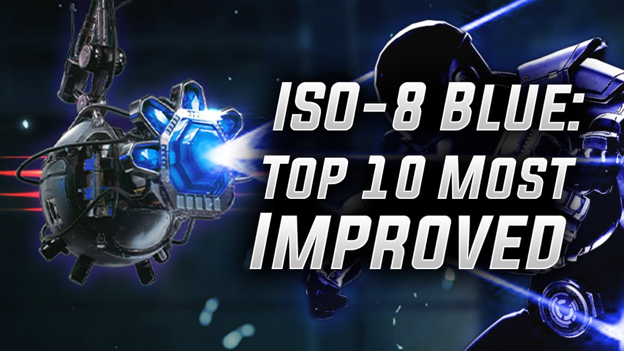  ISO  8  Blue Top 10 Most Improved MARVEL Strike Force 