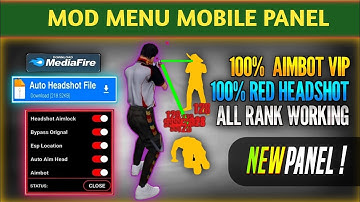 OB51 Update ⚡ Free Fire Max Panel Injector | Auto Headshot + Aimbot Hack | 100% Rank Working