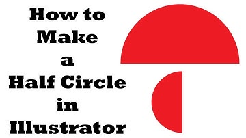 How to make a Half Circle in Illustrator