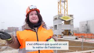 Les Bâtisseuses - Audrey Léger, grutière chez Colas Bâtiment, Gymnase du Bourget