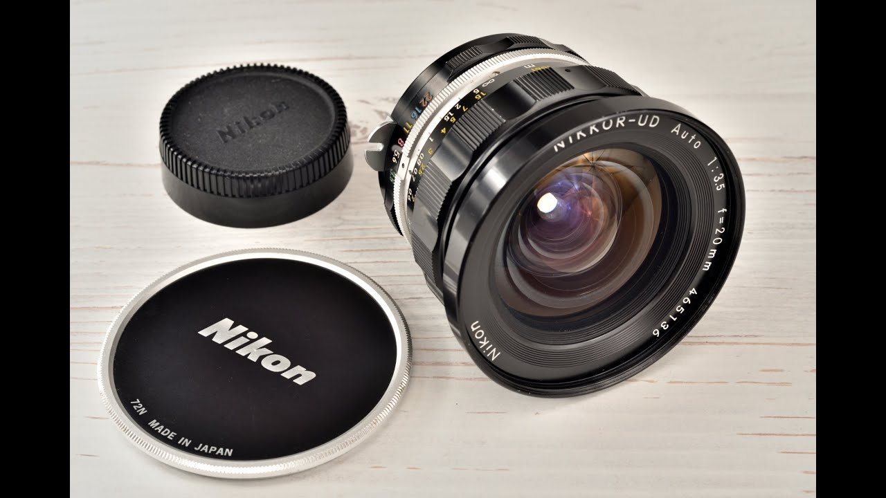 Rare Nikkor F UD Lens 20mm f/3.5 Non-AI | Nikon First Wide Angle Lens 20mm  Pre-Ai - YouTube