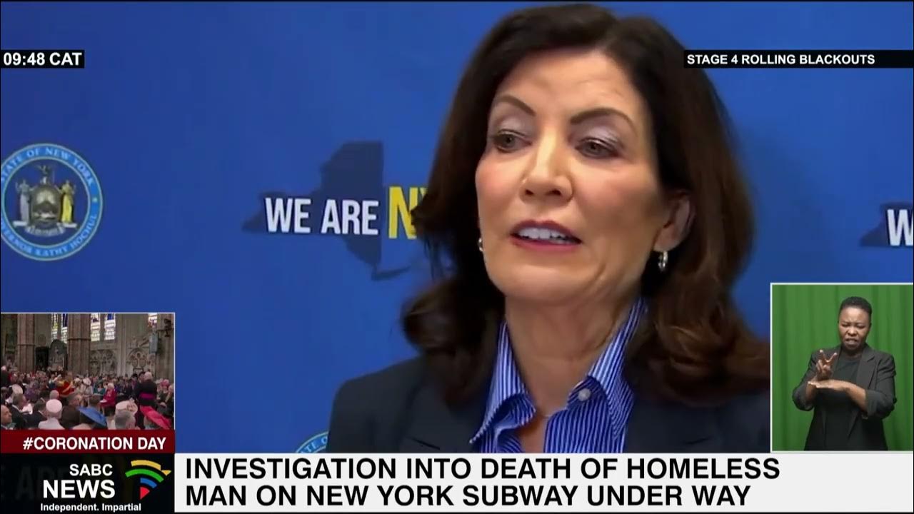 Chokehold death of homeless man on New York subway under investigation