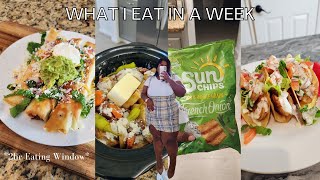 It's WORKING! 2hr Eating Window! 57pm | What I Eat in a Week for Weight Loss!