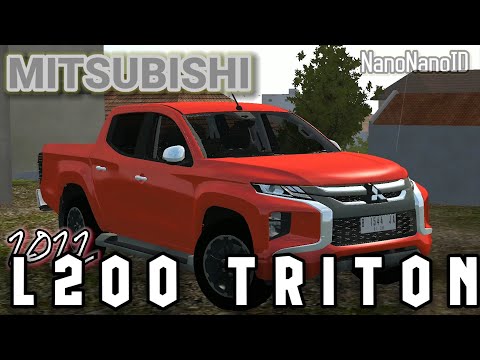 Mod BUSSID - Mitsubishi L200 Triton 2022