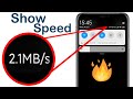 How to Show internet speed on Notification Bar on Any android Device | Show Internet Speed meter