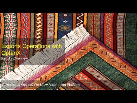 Exports process automation on OpteriX - Part 1 (Overview)