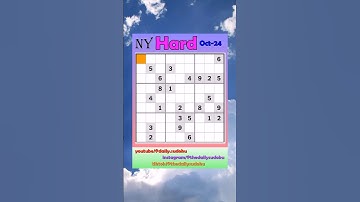 The New York Times Daily #Sudoku 2025-10-24 Hard #puzzle #games #education #braingames