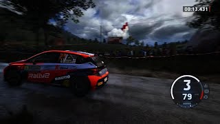 EA SPORTS WRC | Rally Monte Carlo - Ravin de Coste Belle | Wet | Hyundai i20 N Rally2