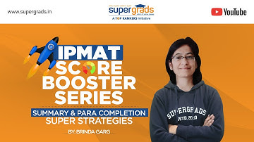 Para Completion - Super Strategies | Verbal Preparation For IPMAT, DU JAT, CUCET, NPAT | SuperGrads