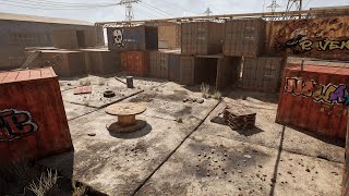 Vertex Painting UE5 ( Unreal Engine 5 ) -  Abandoned Warehouse (Abandoned Hangar)