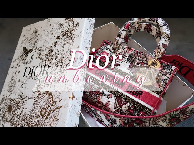 Dior Women Small Dior Book Tote Multicolor Mille Fleurs Embroidery