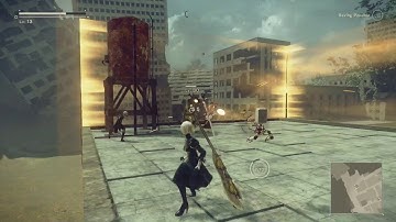 NieR Automata: Robo Dojo - Brown Belt: Level 30 Father Servo Fight