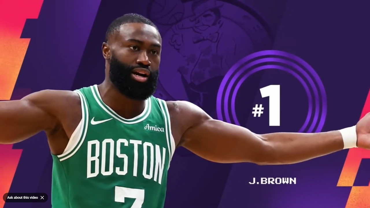 Shaqtin' A Fool ESPN -  Jaylen Brown stain jerseys, etc | Inside the NBA