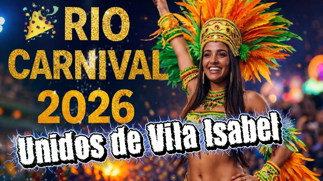 🎶 Rio Carnival 2026✨Vila Isabel–melodia e cultura que explodem em samba🎶#RioCarnival2026#vila Isabel