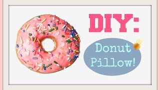 How to Make a Donut Pillow Right Sides Out - Bungalow Quilting & Yarn