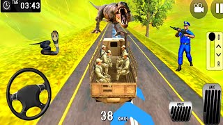 Army Truck Driving Simulator Game // Truck Games 2021// Police Army Duty Games FHD screenshot 4