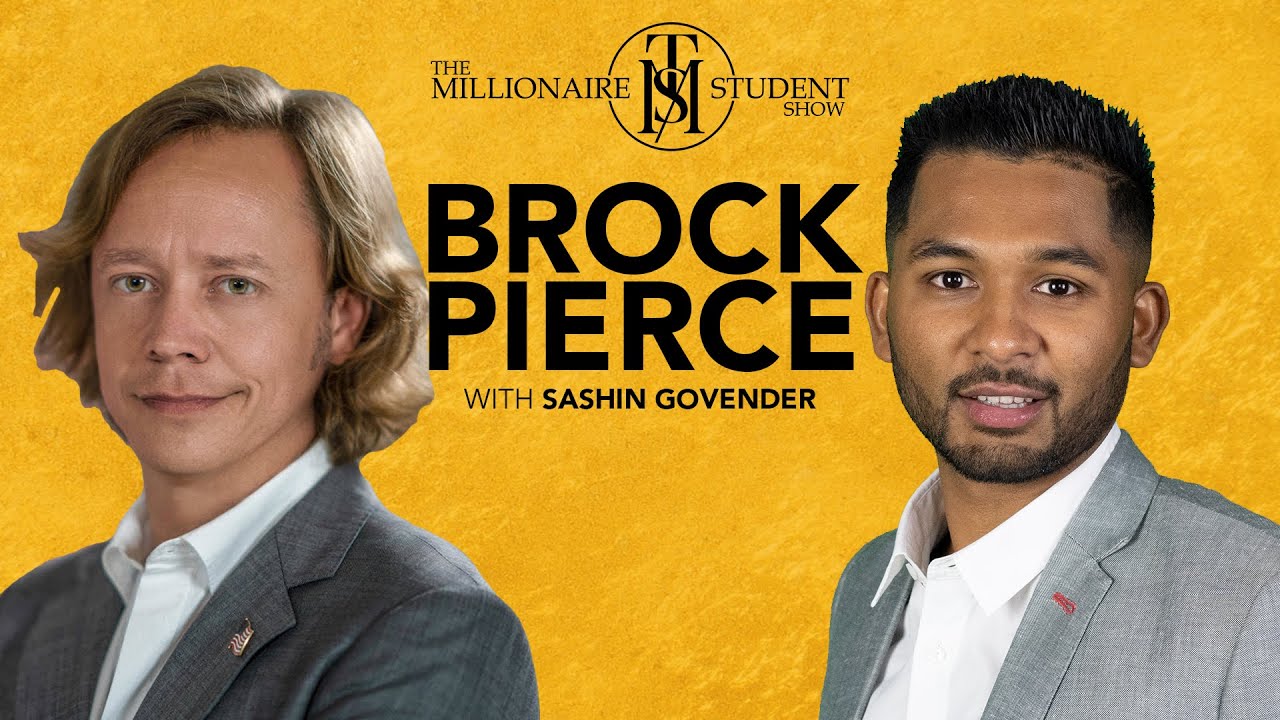 The Future Of Crypto Currency - Brock Pierce | Episode 55 | The Millionaire  Student Show
