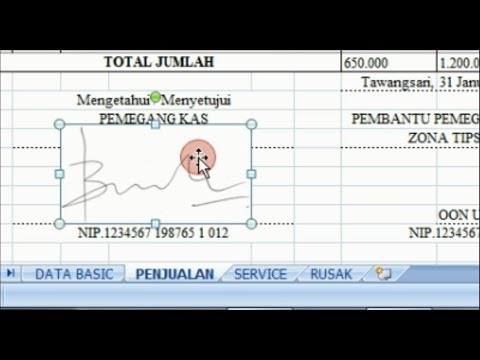 Video: Cara Memasukkan Gambar Ke Dalam Nota