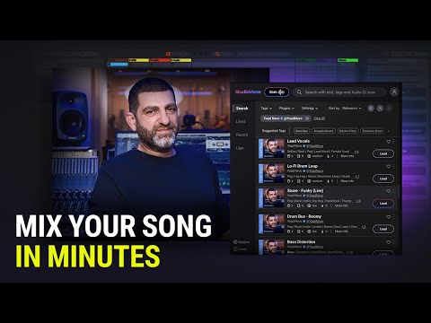 Mix Your Song in Minutes with StudioVerse
