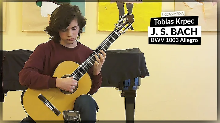 Tobias Krpec (  15 Years Old) plays BWV 1003 Alleg...