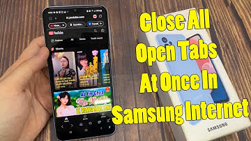 Samsung Galaxy A13: How to Close All Open Tabs At Once In Samsung Internet