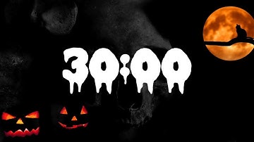30 Minute Halloween Timer With Scary Sounds And Screaming Alarm