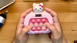 Hello Kitty Pop it Game Machine Unboxing | ASMr.anson