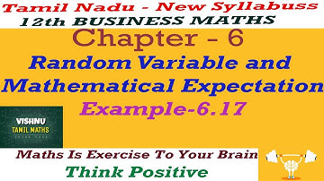 TN-New Syllabus-Business Maths|Chapter-6| Example-6.17