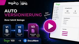 Auto Versionierung | Jede Angebotsänderung automatisch dokumentiert mit Sage 100 & DocuWare screenshot 5