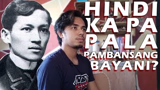 SI RIZAL AY HINDI PAMBANSANG BAYANI NG PILIPINAS