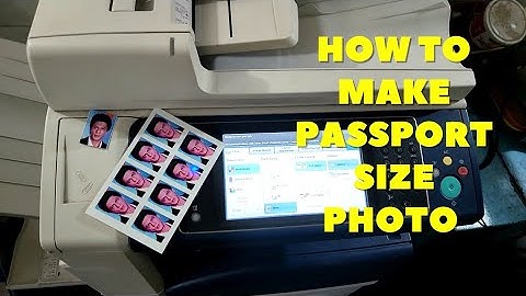 passport size photo in xerox 7830 | How to make passport size photo | xerox 7830