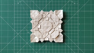 Origami Tessellation Model no. 85-33 Tutorial: Step-by-Step Paper Art Folding | DIY