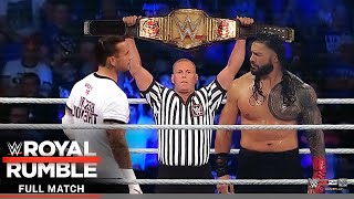 Roman Reigns vs. CM Punk: Royal Rumble 2024- Falls Count Anywhere Match