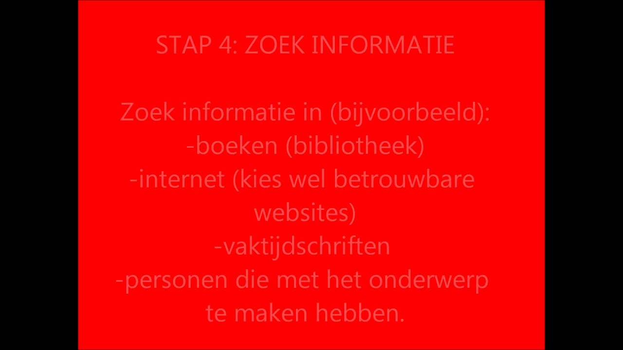 Hoe Maak Ik Een Spreekbeurt - In 9 Stappen - Youtube