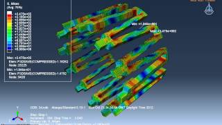 3-d Simulation of Heart Stent Deploy and Recoil