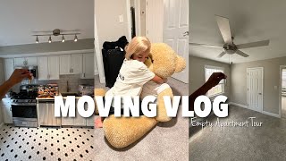 MOVING VLOG: Ep1 | Empty Apartment Tour, Unpacking, Cleaning , Etc!