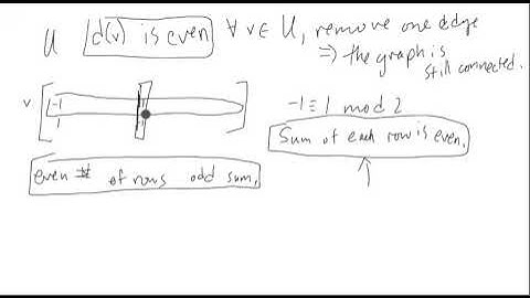 Even Vertex Degrees and Removing an Edge