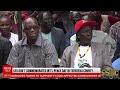Governor Rabi Mujung Emmanuel of South Sudan's Central Equatoria State commit to peace & the unity