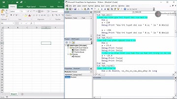 VBA Excel  | Bài 5.1