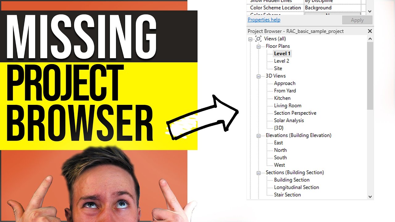 Missing Project Browser Revit: Làm Thế Nào Để Khắc Phục Và Phục Hồi?