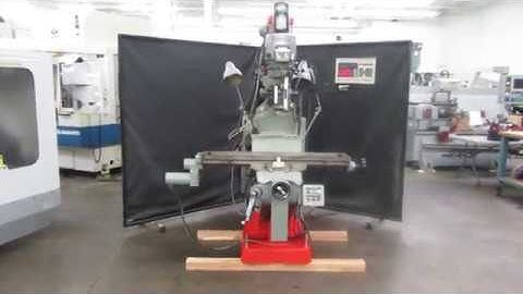 Bridgeport EZ Trak Plus 2-Axis CNC Vertical Toolroom Mill with Kurt Power Drawbar