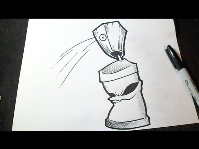 How to Draw Spraycan Graffiti - thptnganamst.edu.vn