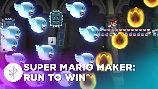 Super Mario Maker E3 2015 Just Keep Running To Win
