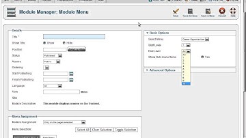 Joomla Extensions Module Manager Menu